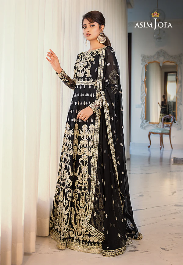 AJSE-03 EMBROIDERED NET 3 PCS